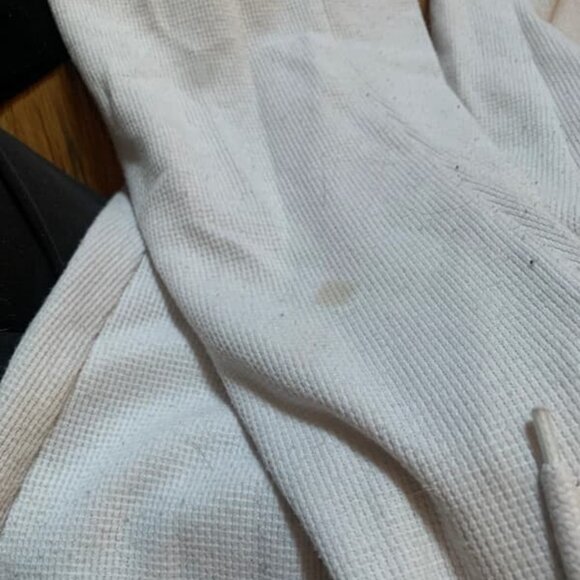 white cream loungewear pants Sunday Best - Picture 3 of 4